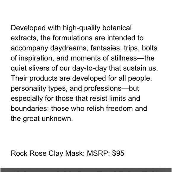 TWENTYNINE PALMS Rock Rose
Clay Mask - Picture 6 of 11